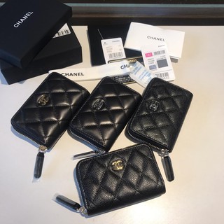 Ch caviar zipper smallwallet small purse multislots card holder transcend 1;1