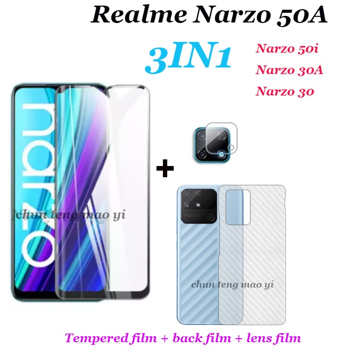 3in1-เหมาะสำหรับ-realme-narzo-50a-50i-ฟิล์มกระจกนิรภัยแบบเต็มหน้าจอ-realme-narzo-30a-narzo-30-narzo-20-hd-กระจกนิรภัยแบบเต็มหน้าจอ-ฟิล์มเลนส์-ฟิล์มหลังไฟเบอร์