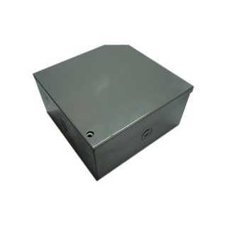 กล่อง PULL BOX 6x6x4 นิ้ว สีเทา กล่องพักสายไฟ ท่อร้อยสายไฟและอุปกรณ์ งานระบบไฟฟ้า CIRCULAR BOX 6"x6"x4" GREY