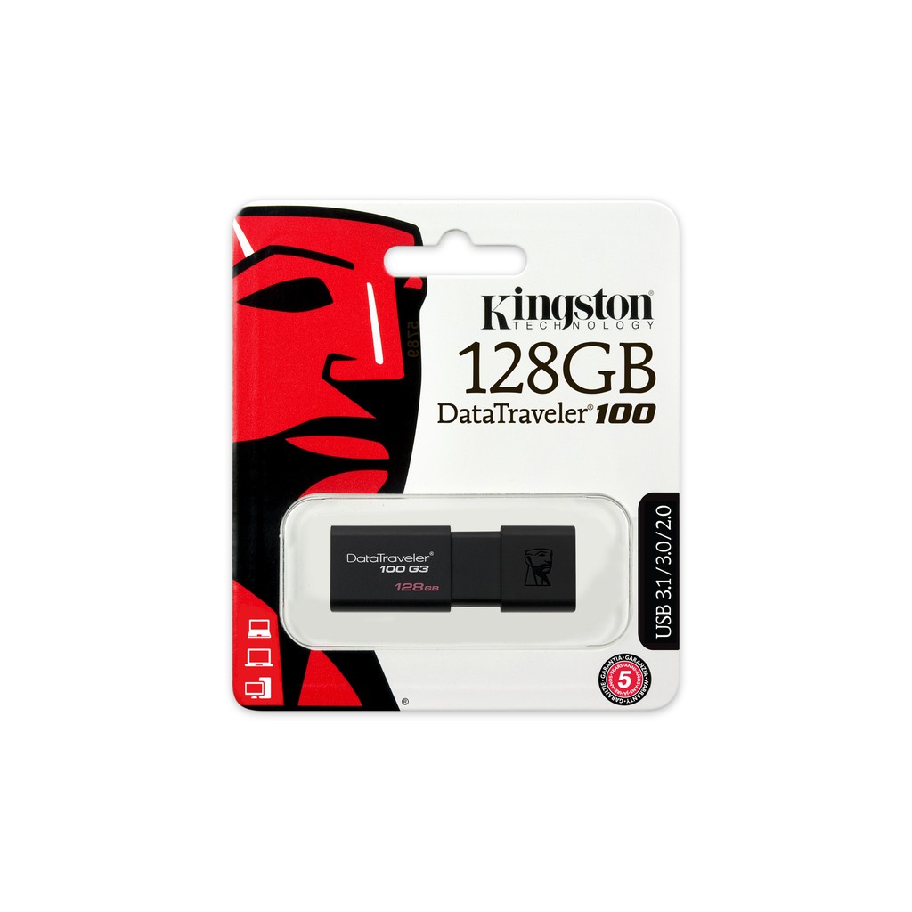 ภาพสินค้าKingston DataTraveler 100 G3 USB 32GB 64GB 128GB จากร้าน bigg1168 บน Shopee ภาพที่ 2