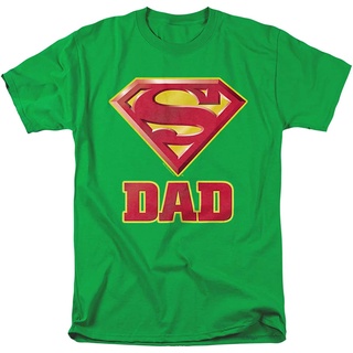 เสื้อยืดคอกลม แขนสั้น พิมพ์ลาย Superdad Super Dad สไตล์สปอร์ต สําหรับผู้ชาย
