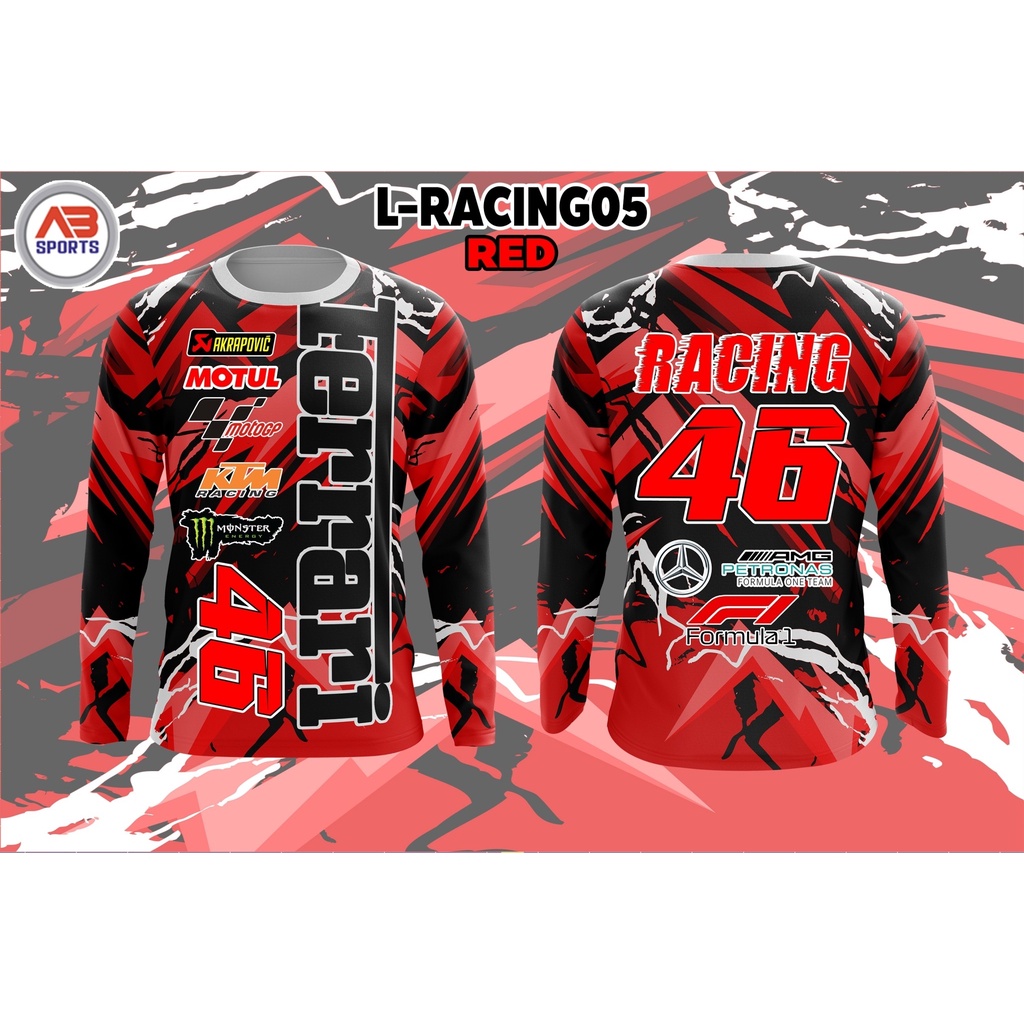 เสื้อแขนยาว-พิมพ์ลายรถแข่ง-l-racing05