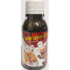 ภาพหน้าปกสินค้าVifermin (ชนิดน้ำ 100 ml) วิตามินบำรุงเลือด สุนัขแมว เลือดจาง ท้อง ให้นมลูก แม่พันธุ์ จากร้าน petfood_shop บน Shopee