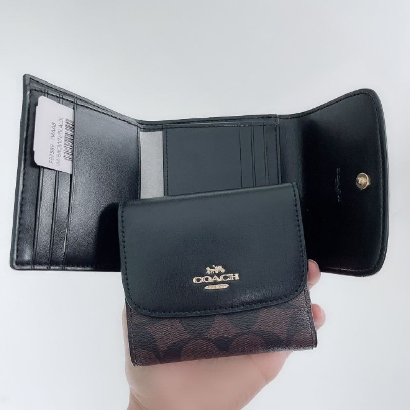 3 COACH F87589 SMALL WALLET