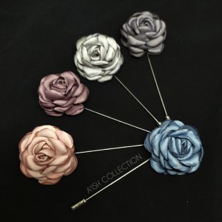 Flower lapel pin เข็มกลัดดอกไม้ ติดเสื้อ ติดสูท