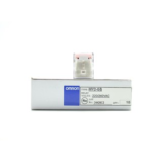 MY2-GS 220/240VAC RELAY OMRON RELAY สินค้าของแท้ 100% 220/240 VAC