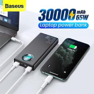 Baseus พาวเวอร์แบงค์ 65W PD 30000mAh QC3.0 SCP AFC แบตเตอรี่สํารอง สําหรับ iPhone iPad แล็ปท็อป โน้ตบุ๊ก