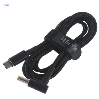 Dou Usb Type C Usb-C To Dc 18.5-20V 5.5x1.7 มม.สายเคเบิ้ลปลั๊กเสียบพาวเวอร์ปลั๊ก Pd Emulator Trigger เคเบิ้ลสําหรับแล็ปท็อป