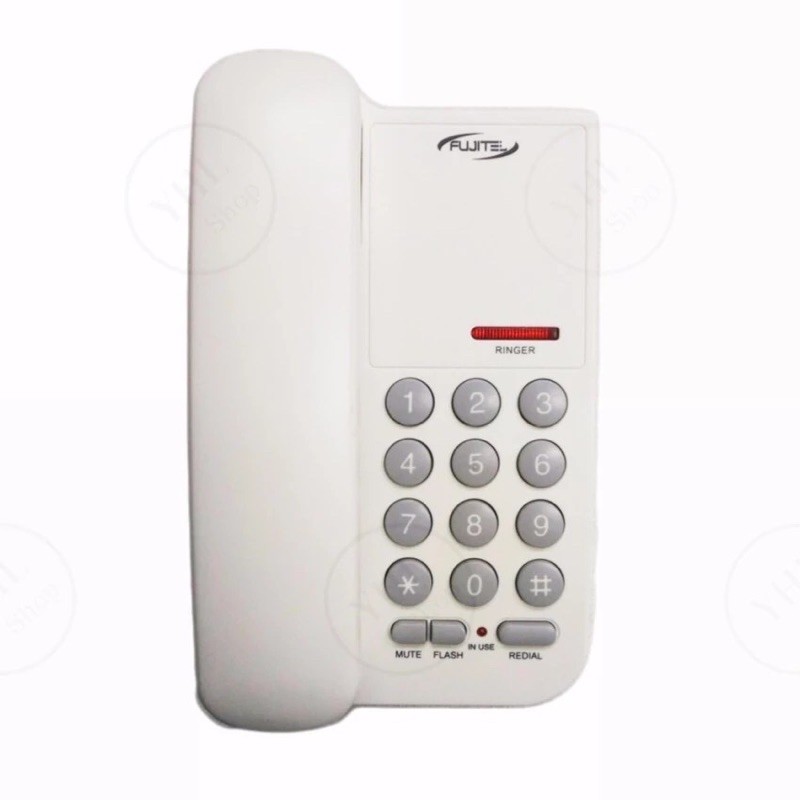 fujitel-telephone-โทรศัพท์บ้าน-โทรศัพท์พื้นฐาน-รุ่น-ft-411-โทรศัพท์บ้าน-ยี่ห้อ-fujitel-รุ่น-ft-411-มีฟังก์ชั่น-mute