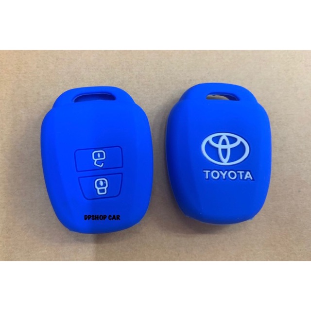 ซิลิโคนกุญแจรถยนต์-วีออส-ยารีสใหม่-สีน้ำเงิน-1-ชิ้น