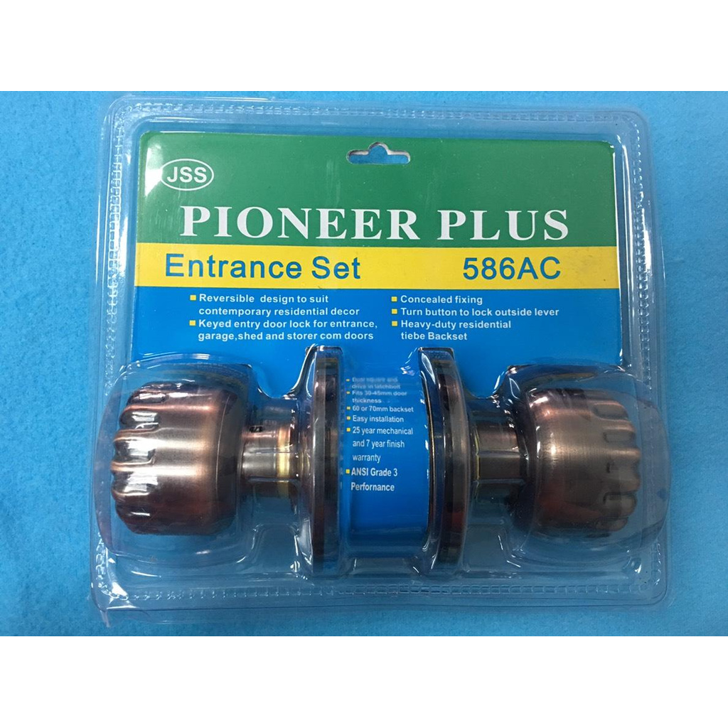 ลูกบิด หัวมะยม สีรมดำ #589AB PIONEER PLUS