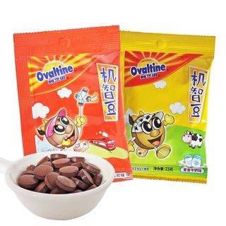 พร้อมส่ง ‼️ ลูกอม🍫🥛 นมโอวัลตินอัดเม็ด นมมอลต์อัดเม็ด Ovaltine milk candy นำเข้าจากต่างประเทศ