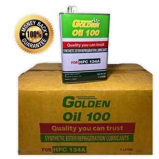 ภาพหน้าปกสินค้าน้ำมันคอมแอร์ Golden Oil 100 R134A 1L ที่เกี่ยวข้อง