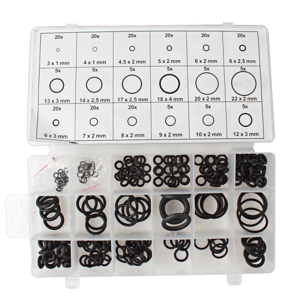 alitech-ยางโอริง-225pcs-o-ring-assortment-nitrile-rubber-washer-seals-nbr-kit-18-sizes-in-black
