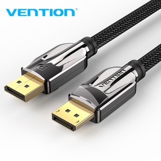 ภาพหน้าปกสินค้าVention Displayport Cable dp 1.4 Nylon Braided Male to Male 4K 144Hz 8K Use with Laptop PC TV Gaming HCA ที่เกี่ยวข้อง