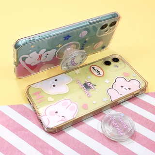 Vivoพร้อมส่ง!! เคสนิ่มใสมุมเหลี่ยม TPU เคสมือถือกันกระแทกกันเลนส์กล้อง ฟรี Griptok รายละเอียดสินค้า