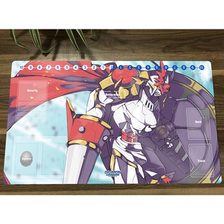 Digimon - Tapis EN game Dukemon, Map EN Trade DTCG, One rubber, Tapis EN smile, EN แผ่นรองเมาส์ แบบตั้งโต๊ะ