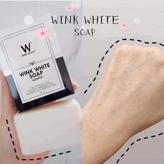 สบู่วิ้งไวท์ สบู่ทำความสะอาดผิวหน้าและผิวกาย winkwhite