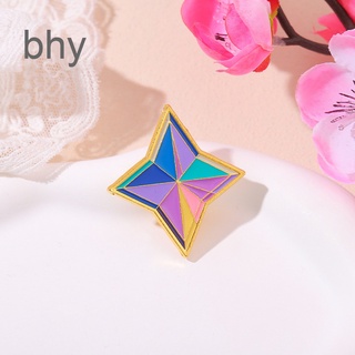 Bhy น่ารัก อะนิเมะเกม Genshin Impact เคลือบ Pins การ์ตูนตัวละครเข็มกลัดป้ายเสื้อผ้า Lapel Pin เครื่องประดับของขวัญสําหรับเพื่อน