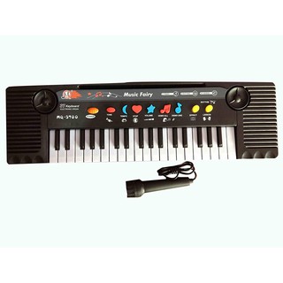 Electric Keyboard ของเล่นเครื่องดนตรีคีย์บอร์ด ออร์แกนสำหรับเด็ก พร้อมไมโครโฟน มีปุ่มแป้นกด37แป้นคีย์บอร์ด