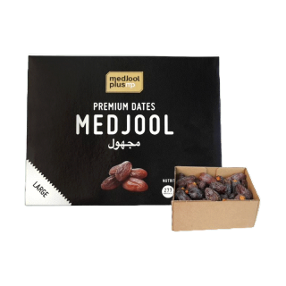 อินทผลัม เมดจูล แพ็ค 1Kg. กล่องดำ Premium Dates Medjool ลูกใหญ่ เนื้อเยอะ หวานธรรมชาติ Freshliving