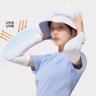 ภาพขนาดย่อของภาพหน้าปกสินค้าOKUMI_SHOP ปลอกแขนกันแดด ปลอกแขนกันกันแสง UV ใส่ได้ทั้งชายและหญิง เนื้อผ้านุ่ม จากร้าน okumi_shop บน Shopee ภาพที่ 2