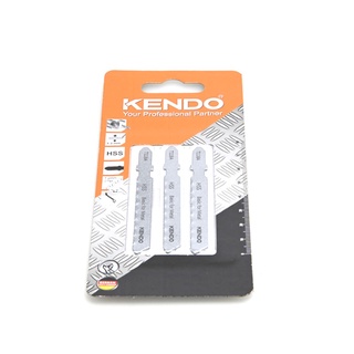 KENDO 46005101 ใบเลื่อยจิ๊กซอตัดเหล็ก T118A (3 ชิ้น/แพ็ค)