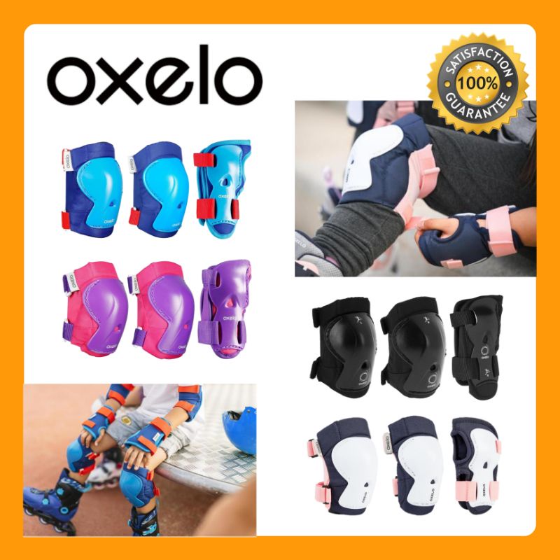 ภาพหน้าปกสินค้าชุดสนับป้องกันข้อมือ ศอก เข่า สำหรับเด็ก OXELO