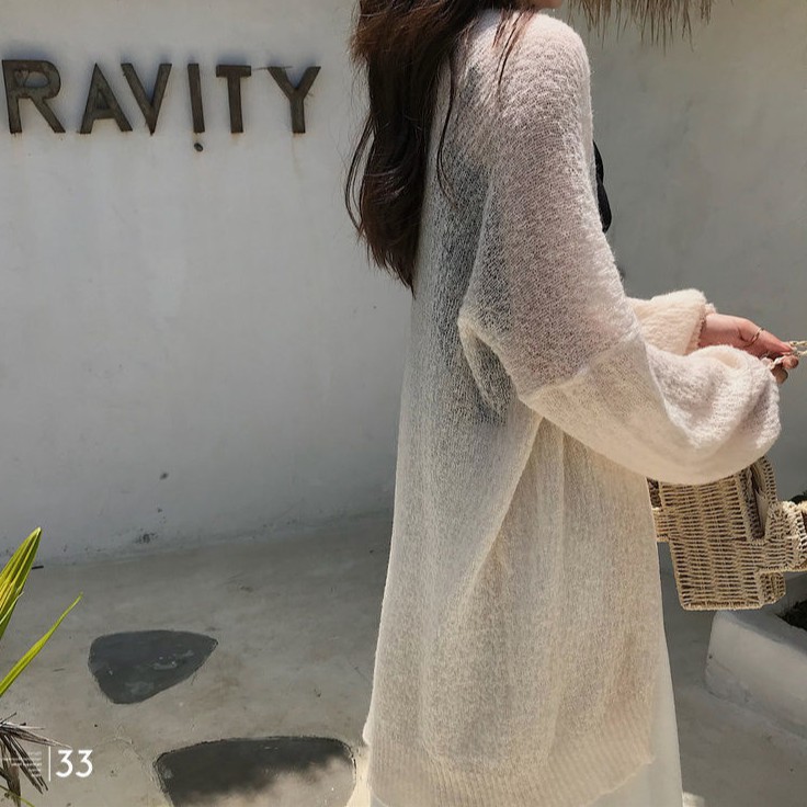 chili-k-k-283-เสื้อคลุม-ระบายอากาศได้ดี-แฟชั่นใหม่-ชนิดถักหลวม-ๆ-รุ่นตัวยาว-สไตล์เกาหลี