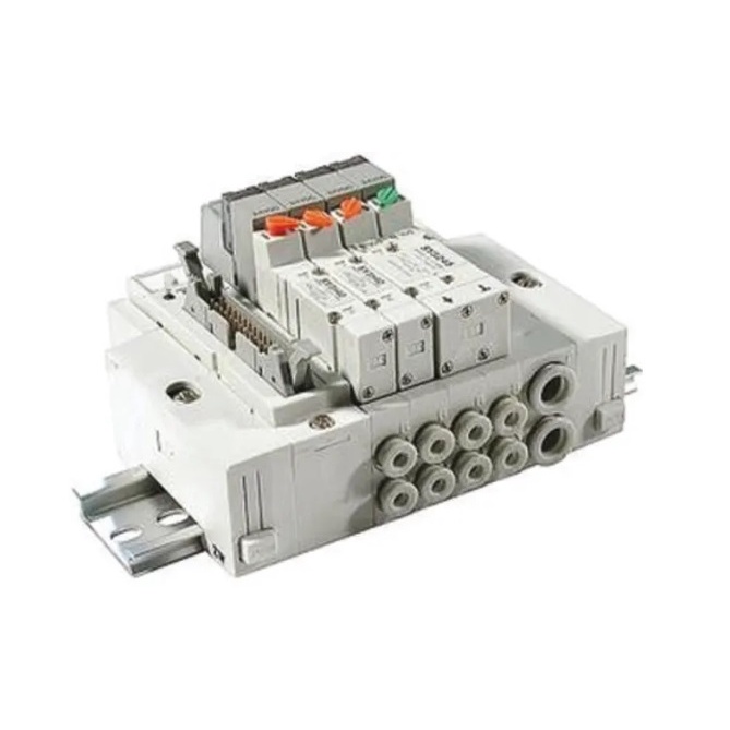 Collecteur D'air SMC SS5Y3-X1874 - 8 Stations, Ports 1/4" Et 3/8", Neuf