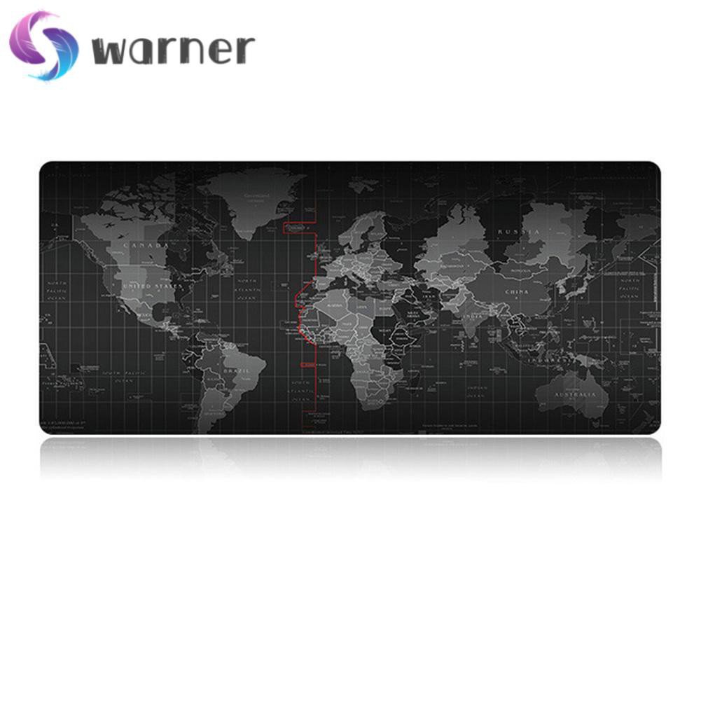 relaxwarner-world-map-gaming-mousepad-anti-slip-office-computer-desk-mat-modern-table-wool-felt-laptop-cushion