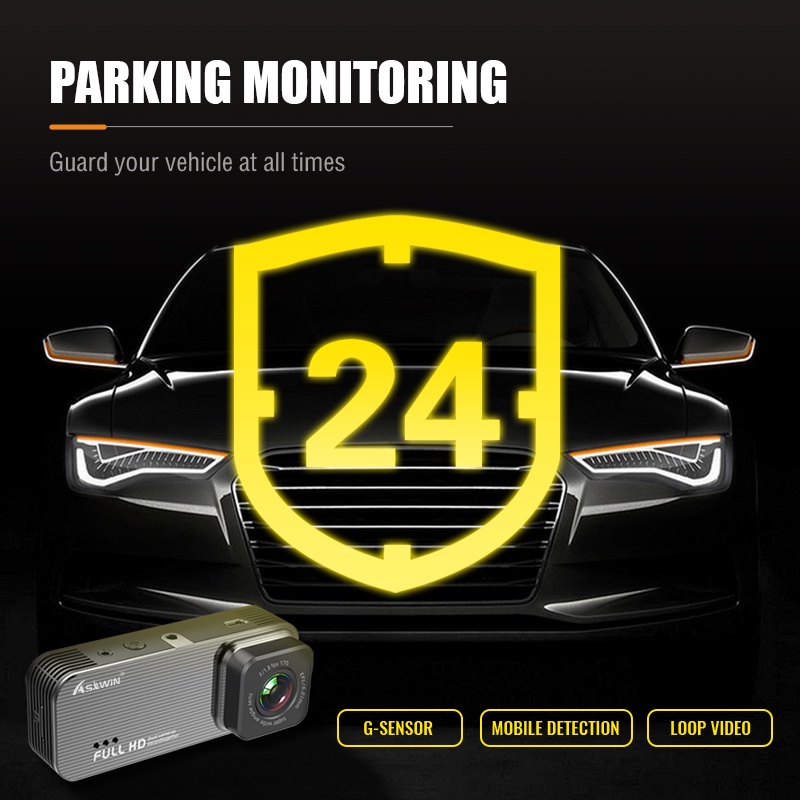asawin-a4-24ชั่วโมง-โหมดจอดรถ-กล้องติดรถยนต์-ด้านหน้าและด้านหลัง-รถยนต์เลนส์คู่-การตรวจสอบ-fhd-1080p-เปลือกโลหะ-หลายภาษา-g-sensor