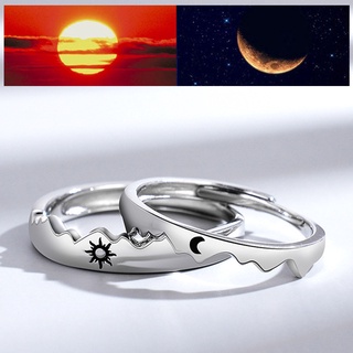 ภาพหน้าปกสินค้า[ZOMI] ชุดแหวนแต่งงาน แหวนคู่รัก อินเทรนด์ เครื่องประดับ แหวนดวงอาทิตย์ ดวงจันทร์ ปาร์ตี้ เปิด ปรับได้ แฟชั่น อุปกรณ์เสริม ที่เกี่ยวข้อง