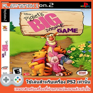 แผ่นเกมส์ PS2 - Disney Presents Piglets Big Game (USA)