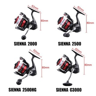 รอกสปิน Shimano Sienna Fg 2019 รอกสําหรับคันเบ็ดตกปลา