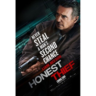 DVD หนัง ดีวีดี Honest Thief (2020) ทรชนปล้นชั่ว - เสียงไทยโรง