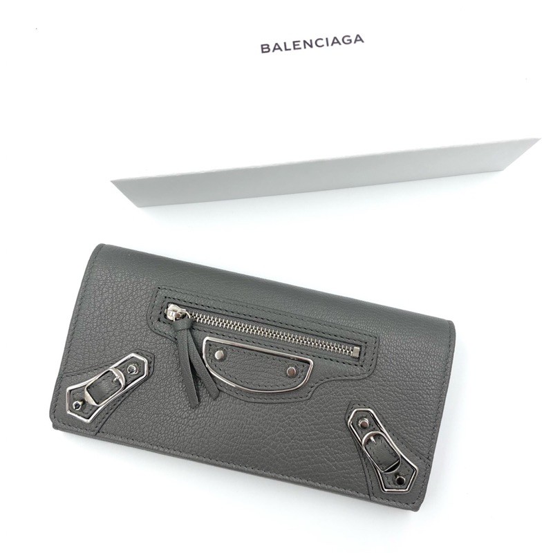 new-balenciaga-metallic-edge-flap-wallet-เลือกสีได้แจ้งในแชทจ้า