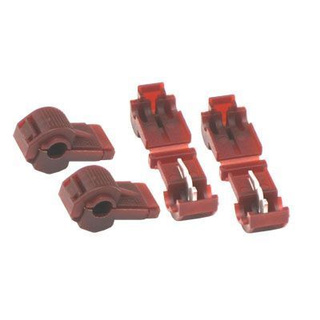 ชุดตัวเชื่อมสายไฟ T 10 ตัวเฉพาะตัวคอนเนคเตอร์ T-type ไม่มีฝาปิด( T-She Cable Connector 10Pcs Set )