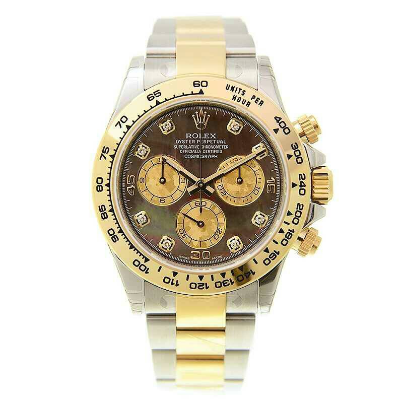 rolex-rolex-daytona-gold-black-fritillaria-นาฬิกาผู้ชายกลไกอัตโนมัติ-116503ng