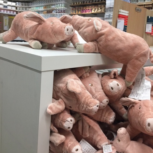 ภาพสินค้าตุ๊กตาหมู แม่หมู หมู อิเกีย ลูกหมู 3 ตัว นุ่มๆ จาก IKEA จากร้าน ruji78 บน Shopee ภาพที่ 1