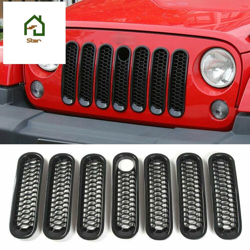 front-grill-mesh-inserts-kit-honeycomb-clip-in-grille-guard-mesh-grille-with-lock-hole-for-jeep-wrangler-jk-2007-2017