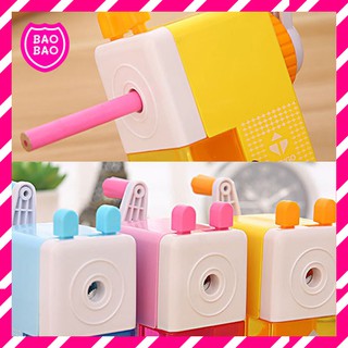 BAOBAOBABYSHOP - TG3086 ที่เหลาดินสอแบบหมุน ที่เหล่าดินสอด้วยมือ กบเหลาดินสอ Pencil Sharpener