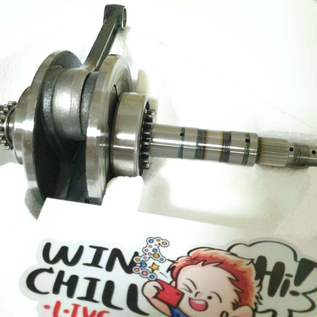 ก้านสูบ เดิม WAVE125R / WAVE125S / WAVE125ไฟเลี้ยวบังลม ****รุ่นคาร์บู**** ก้านเดิมติดรถ + ลูกปืนรอบจัดข้อเหวี่ยงซ้ายขว รูปที่ 2