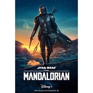 Poster star wars Mandalorian 2 โปสเตอร์ สตาร์ วอร์ส ( Baby Yoda )