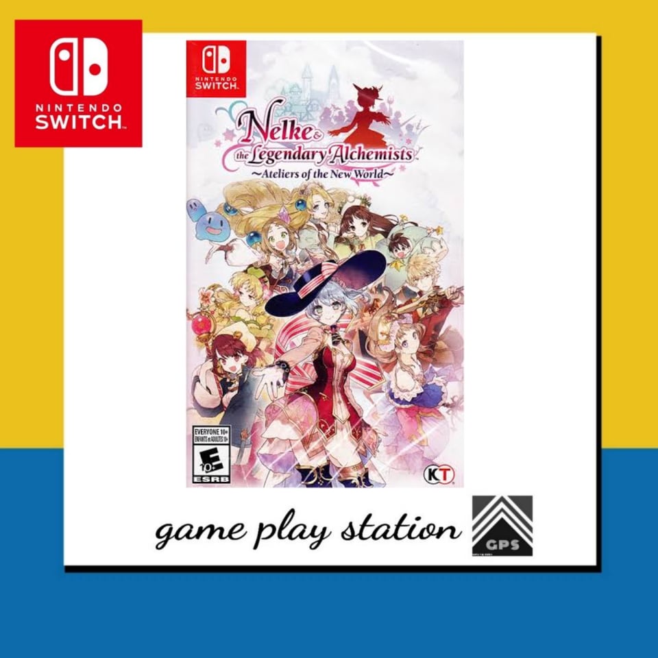 Nelke & The Legendary Alchemists Ateliers Of The New World - Nintendo Switch NEUF Sous Blister
