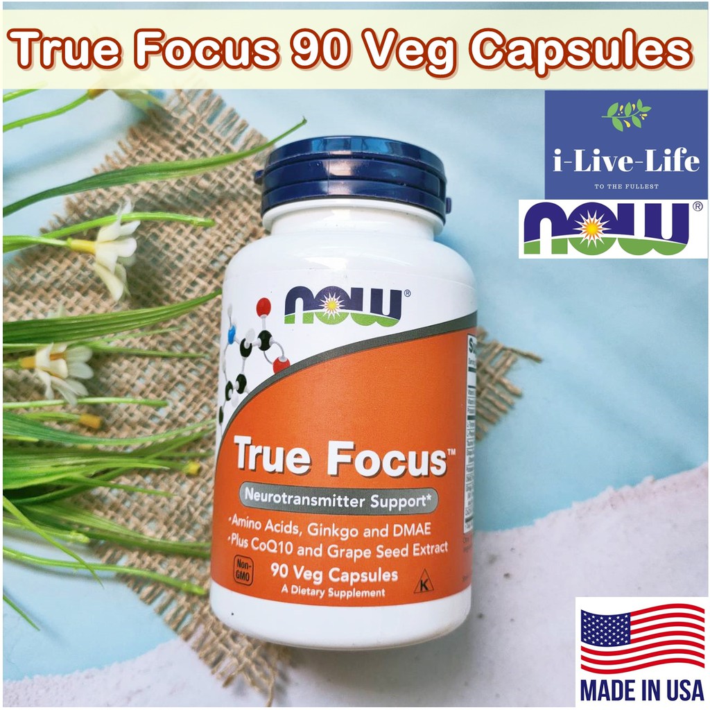 60% Sale!!! EXP.03/26 กรดอะมิโน True Focus, 90 Veg Capsules - Now Foods ...