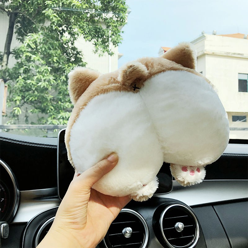หมอนรองคอรถยนต์ลายการ์ตูน-spot-car-headrest-lumbar-support-พร้อมชุดหมอนรองคอรถยนต์