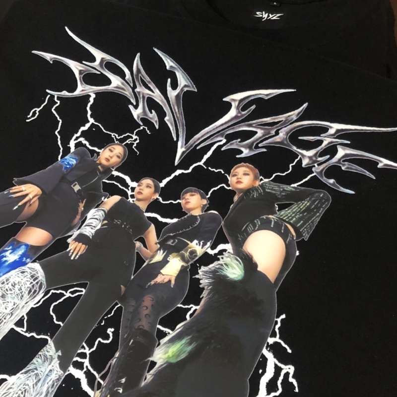 เสื้อยืด-ลาย-aespa-savage-ver-all-member-ชุด-aespa-โดย-sayzco