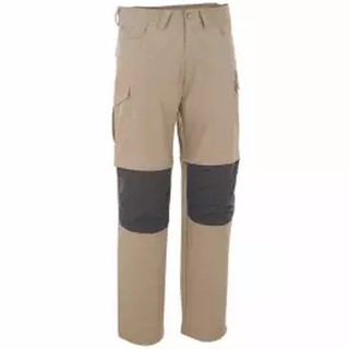 CHOOSE TRAVELกางเกงเดินป่าขายาวแบบปรับได้สำหรับผู้ชายรุ่นFORCLAZ 100 (สีเบจ)