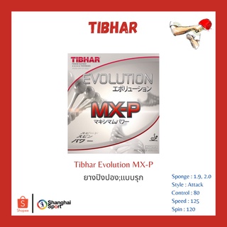 ภาพหน้าปกสินค้ายางปิงปอง Tibhar Evolution MX-P ที่เกี่ยวข้อง